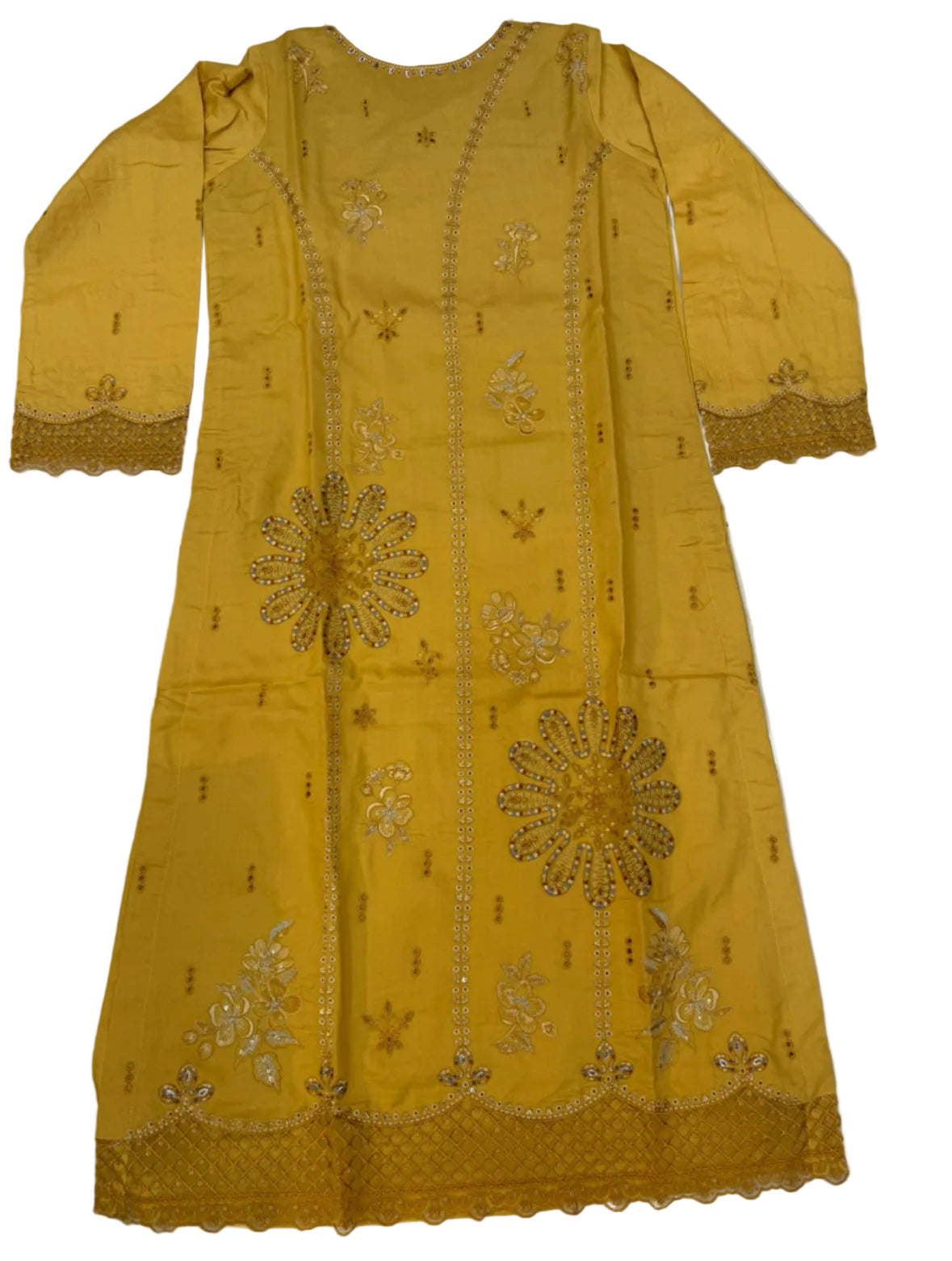 Tawakkal Mustard 3pc outfit (EL08T)