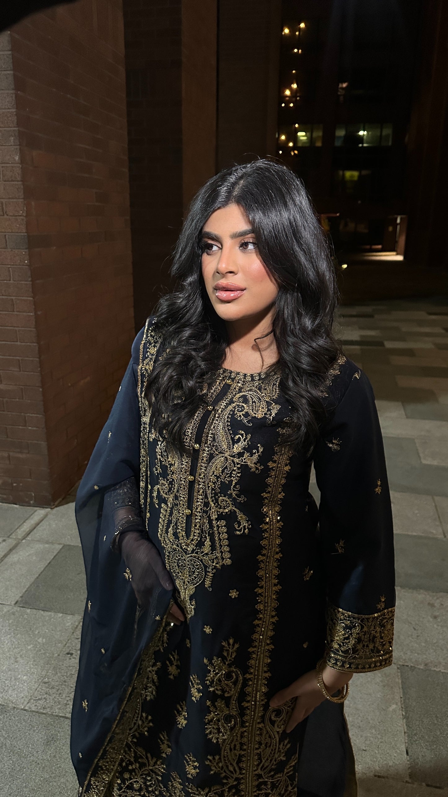 Asim Jofa Blue Outfit BLEL01