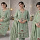 Sage green beaded outfit (AghaNoor inspired) EL0AG6