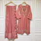 Pink light beaded outfit Agha-Noor (EL0AG1)