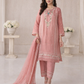 Pink light beaded outfit Agha-Noor (EL0AG1)
