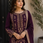 Plum Party Wear-EL03PP