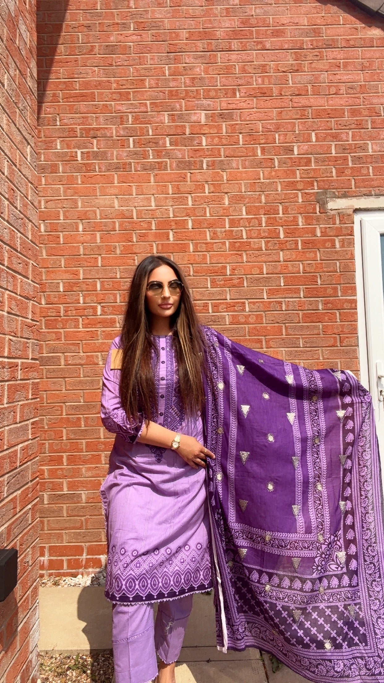 Lilac Casual Wear 3 Pc - ELRR021