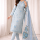 Tawakkal Designer light blue outfit (EL03T) Eid wear