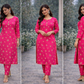 2 Piece Satin Silk Outfit Pink Lady