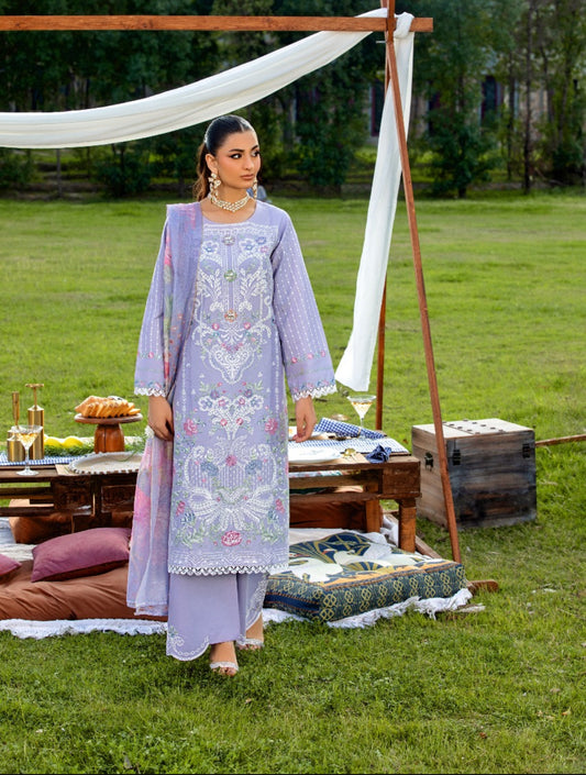 Lilac 3pc cotton outfit (EL0LWT)