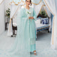 Aqua 3pc outfit in cotton