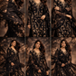 Meher-e- siyaah: Black Beaded outfit- ELBB02