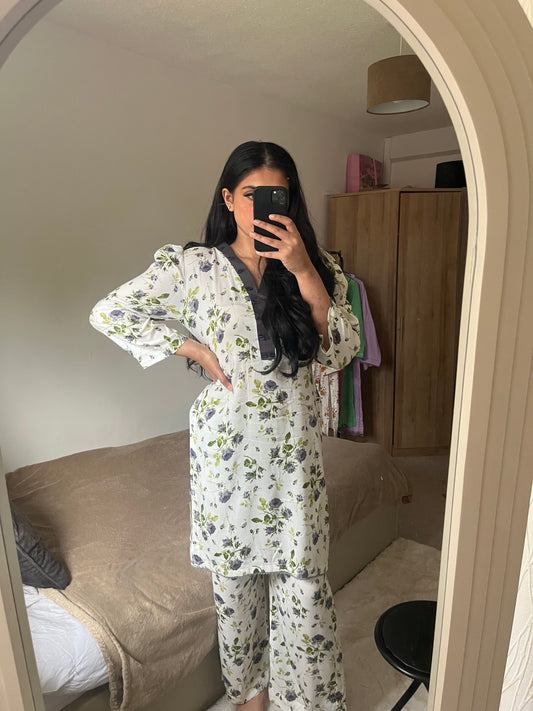 Two Piece Printed Lawsuit, Casual Summer Wear