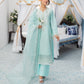Aqua 3pc outfit in cotton