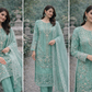 Aqua 3 Pc Heavy Bead work and thread Work outfit