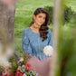 Blue cotton 3pc outfit (EL0BM)