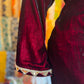 Velvet 3 piece Formal Wear in Maroon and Skin Fancy suit