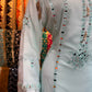 Light Aqua Mirror Work Outfit - ELRR130