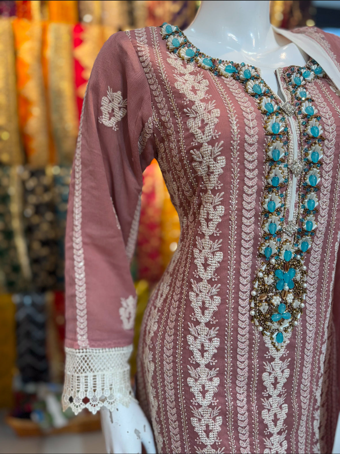 Pink - Thread Work Outfit - ELRR132