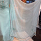 Light Aqua Mirror Work Outfit - ELRR130