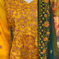Yellow Mehndi Outfit Formal Wear - ELRR120