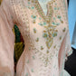 AGHA NOOR Peachy Pink Gharara