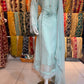 Light Aqua Mirror Work Outfit - ELRR130