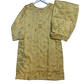Golden Beige Satin Silk 2 Pc Formal Wear - ELRR012