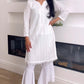 White Chikankari 1 pc Kurta
