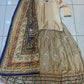 Golden lehnga outfit