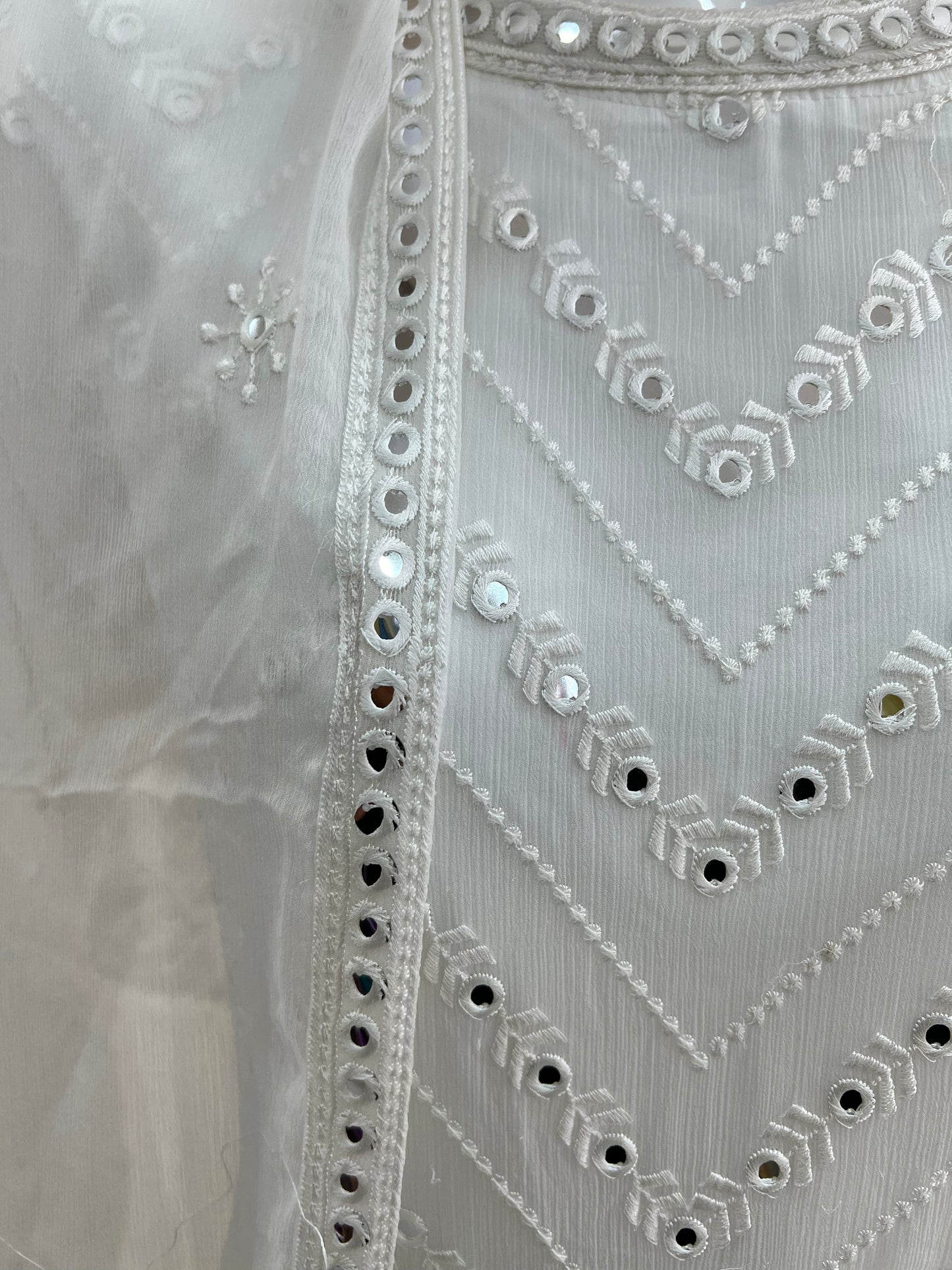 Lightweight Artificial Mirror White Maxi - 3 Pc - ELRR062