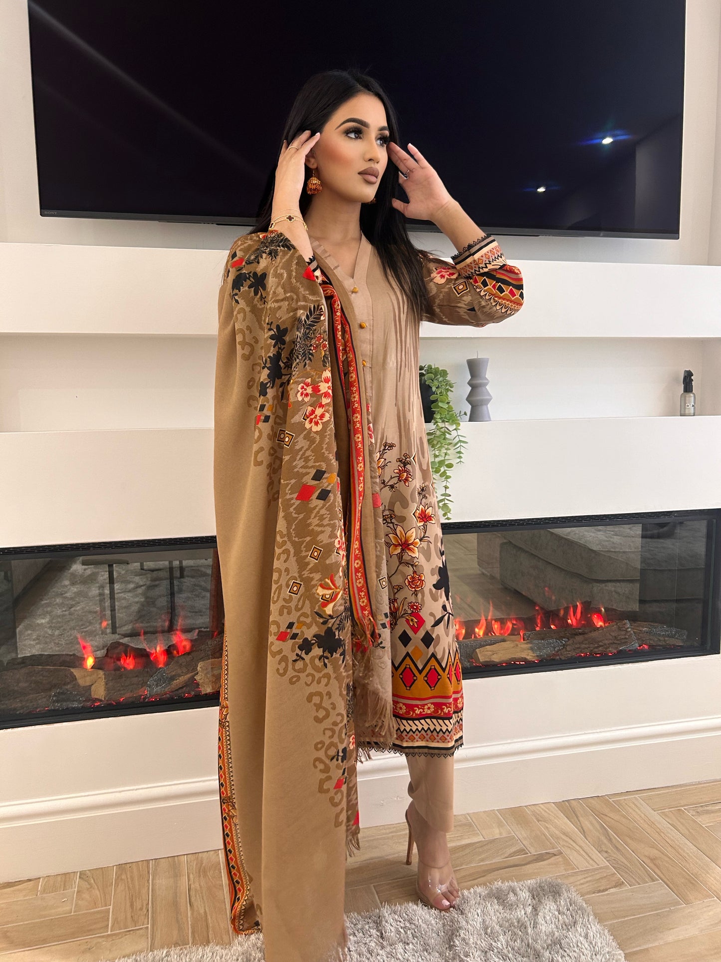 Eimals London Winter casual Wear Shalwaar Kameez - ELRR042