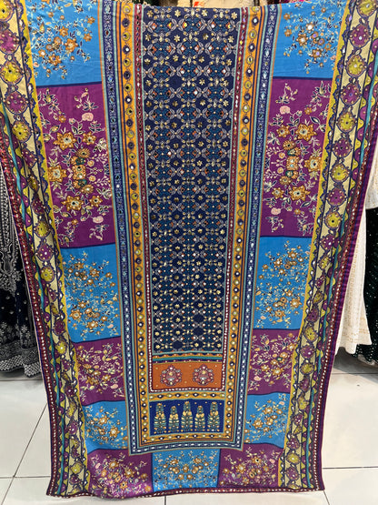 Mirror Work Shawls - ELHMW002
