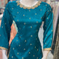 Silk Embroidered Kurtis in Various Colors - ELMWSE001