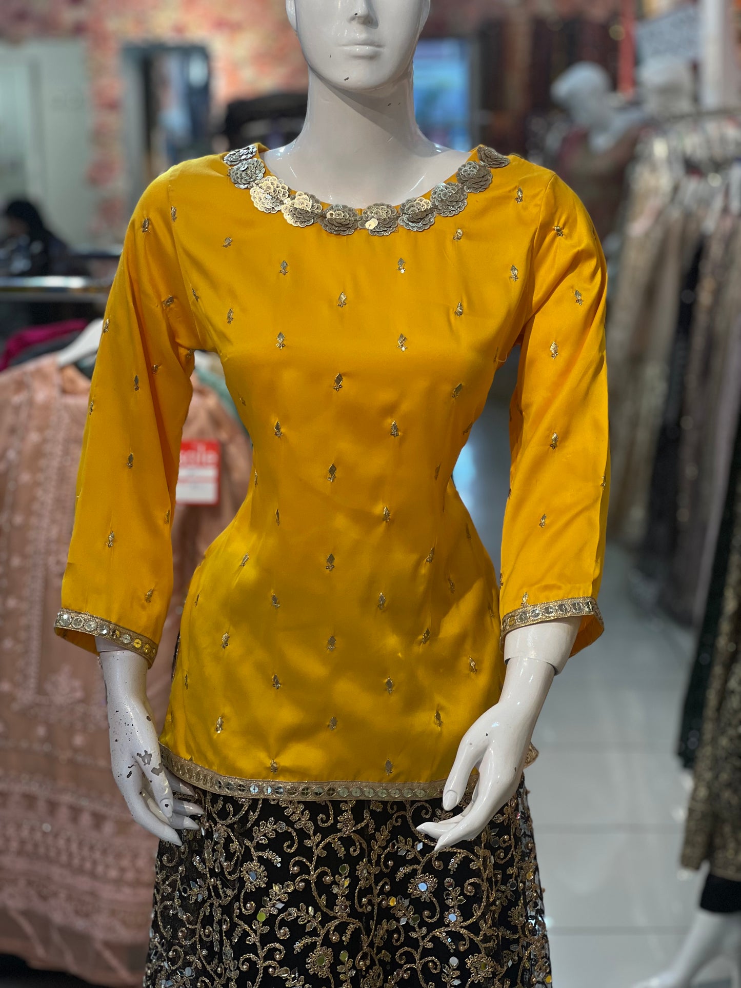 Silk Embroidered Kurtis in Various Colors - ELMWSE001