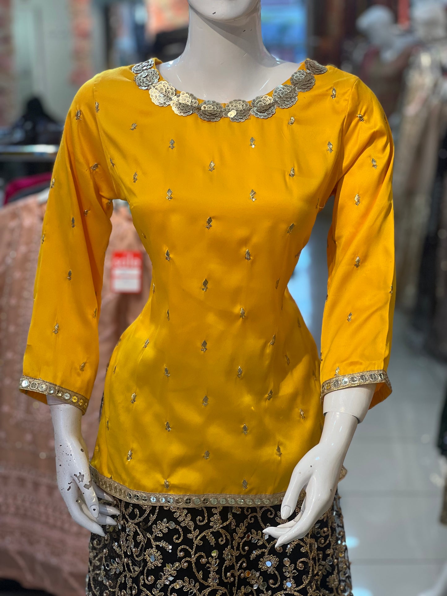 Silk Embroidered Kurtis in Various Colors - ELMWSE001