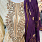 Magenta Cream Thread Work Casual wear - ELRR009