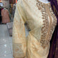 Magenta Cream Thread Work Casual wear - ELRR009