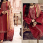 Casuallite Dark Maroon Embroidered Outfit - 3 PC - ELCL008