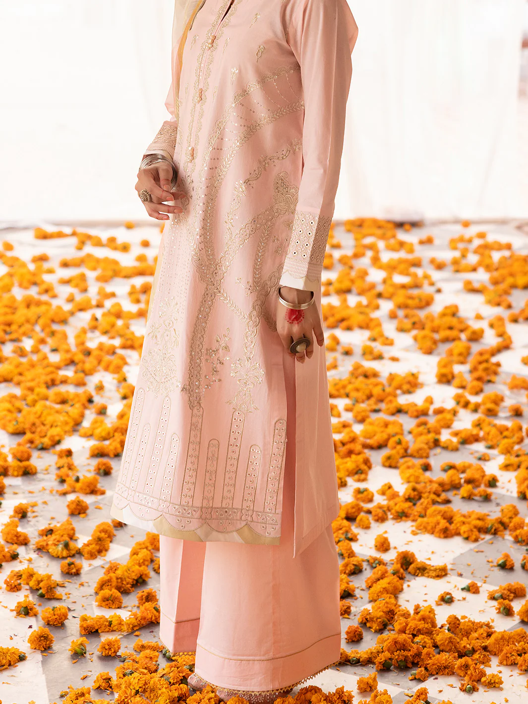 Casuallite Peach Outfit Cotton - ELCL003
