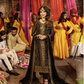 Asim Jofa Black Long Kameez - 3 Piece - ELAJ001