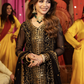 Asim Jofa Black Long Kameez - 3 Piece - ELAJ001