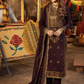 Asim Jofa Purple and Golden Original Pakistani Designer - 3 Piece - ELAJ004