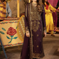 Asim Jofa Purple and Golden Original Pakistani Designer - 3 Piece - ELAJ004