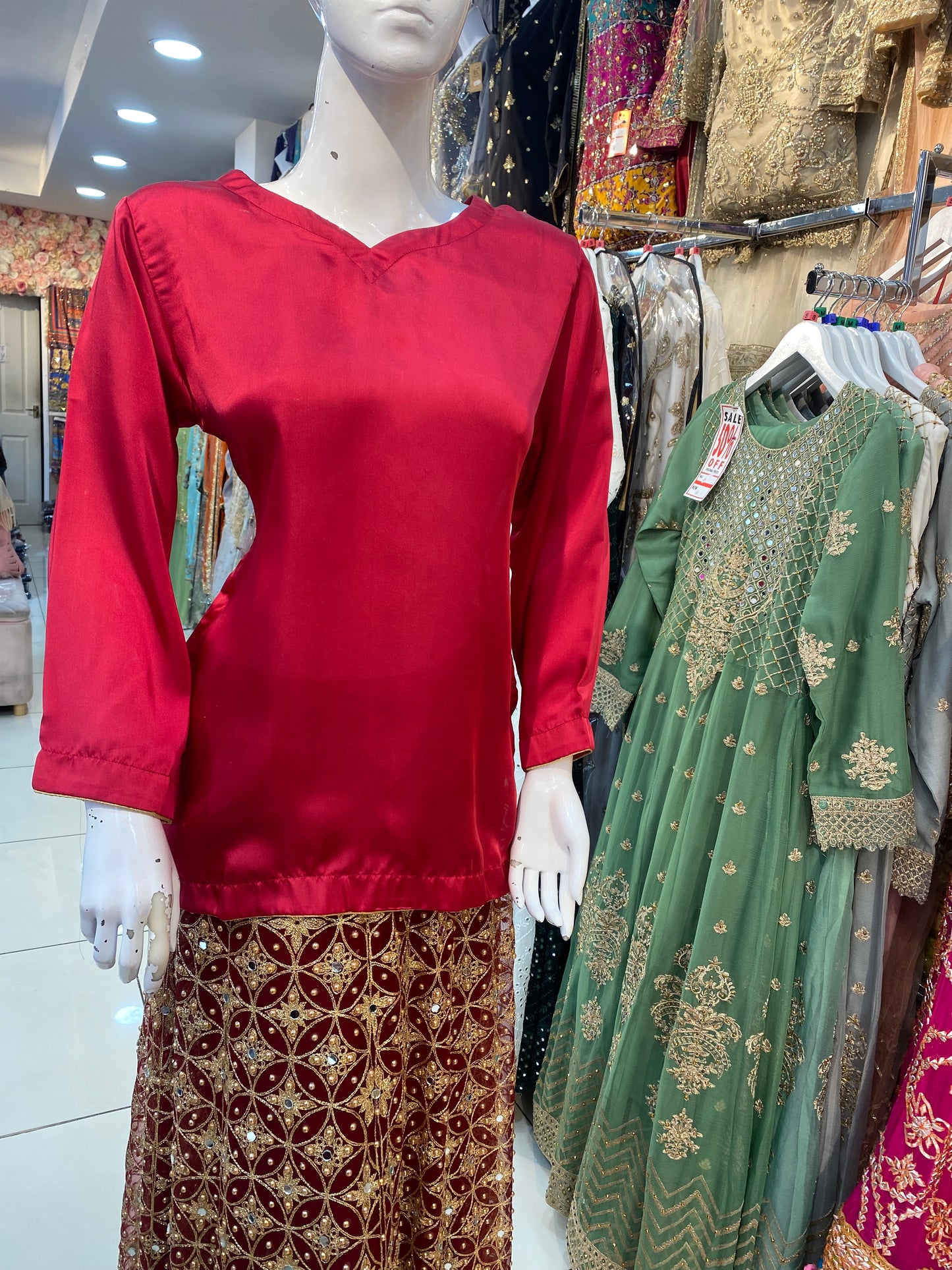 Plain Silk Kurtis in Various Colors - ELMWPS001