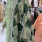 Pista Green Orgenza Embellished Dress - Formal Wear