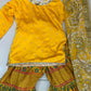 Yellow Gharara Set - Mehndi Wear