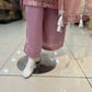 Pink 3 pc Heavy Embellished Outfit