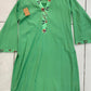 Parrot Green 1 Pc Chikankari Kurta