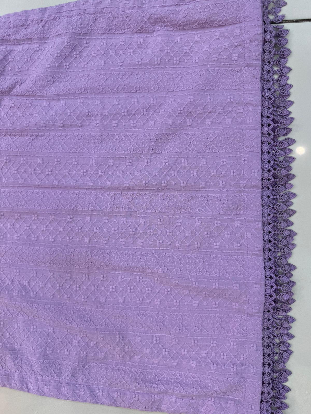 Lilac 1 Pc Chikankari Kurta