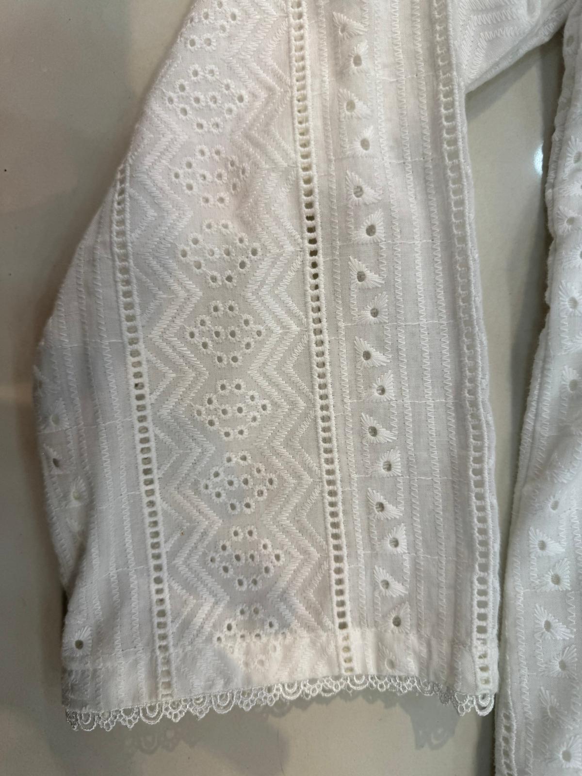 White Chikankari 1 pc Kurta