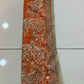 Heavy Mirror and bead work Dupatta with Printing (Star Style)