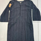 Black 1 Pc Chikankari Kurta