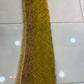 Multi Color Golden Mehndi Net Dupatta - ELMWDP003